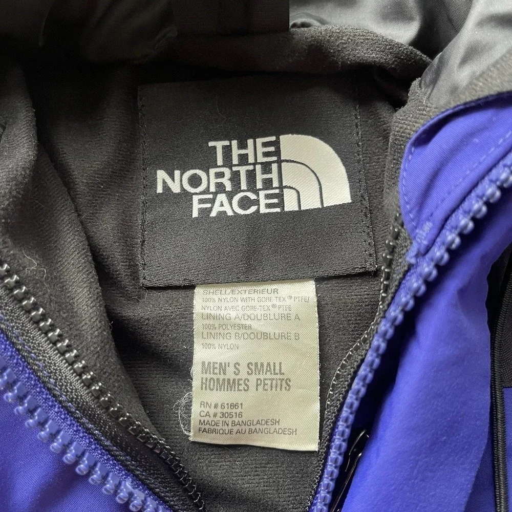 Vintage The North Face Gore Tex Mountain Jacket Blue Small Gorpcore Shell‎ Parka